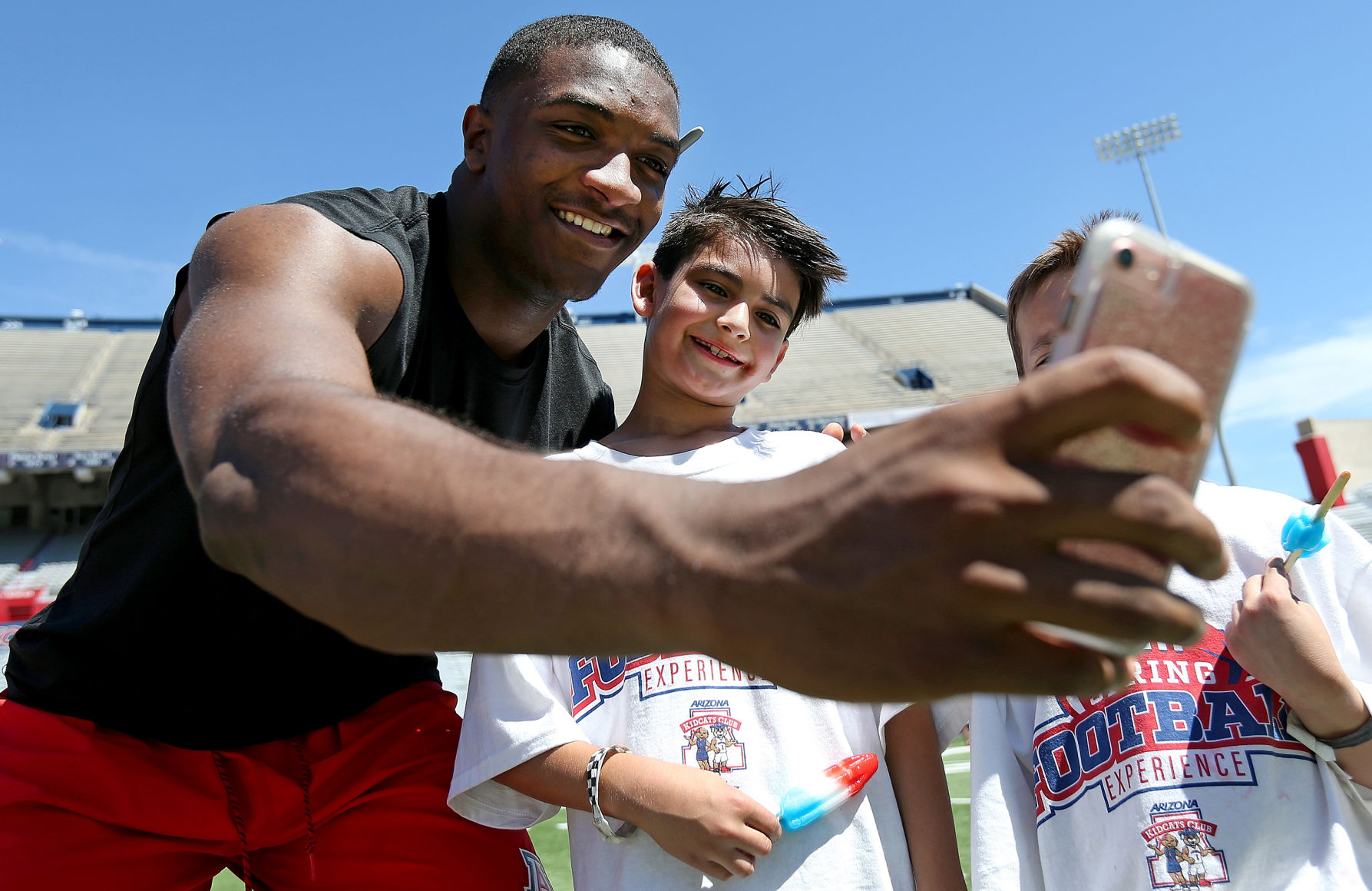 Arizona Wildcats KidCats spring football experience